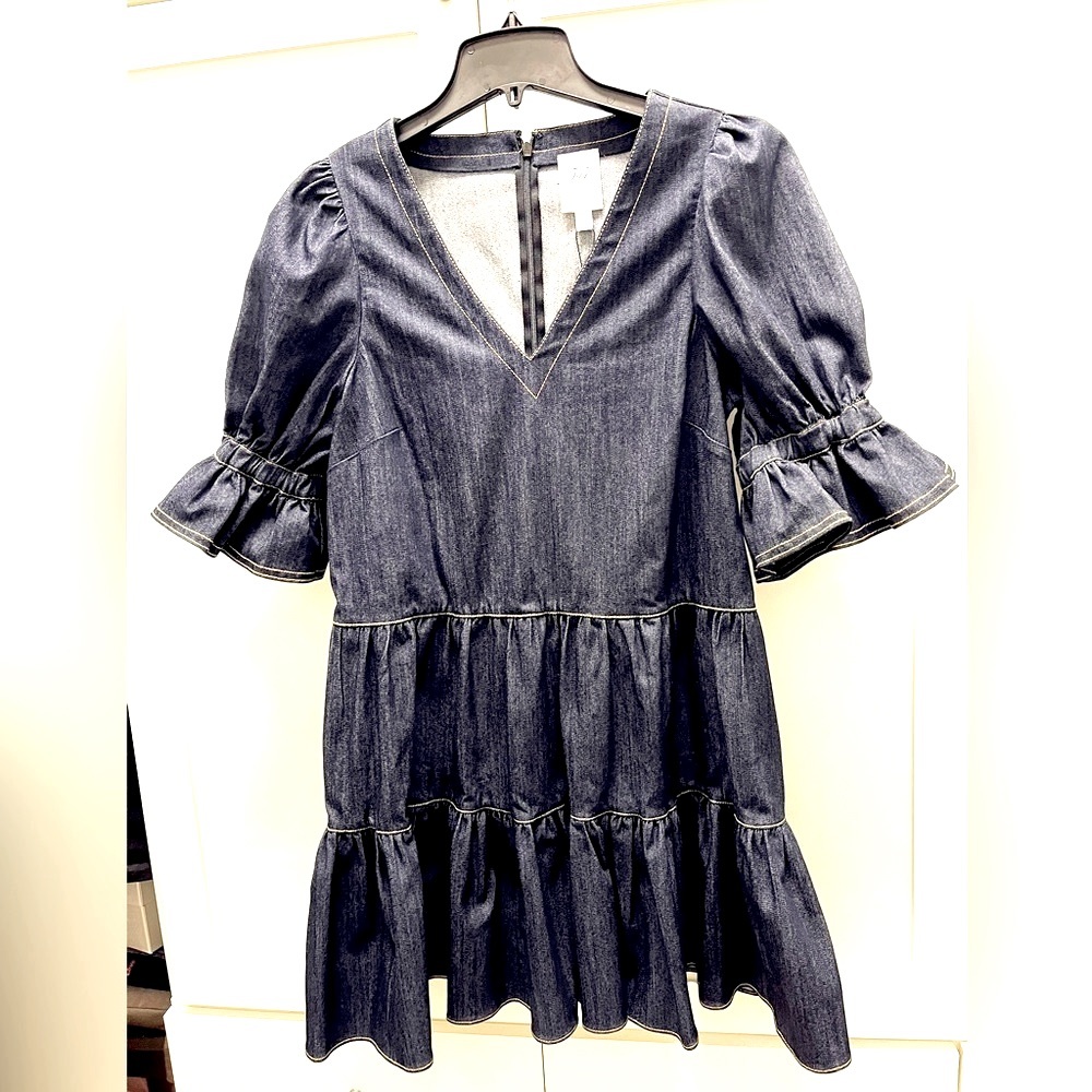 Cinq à Sept Denim Blue Dress